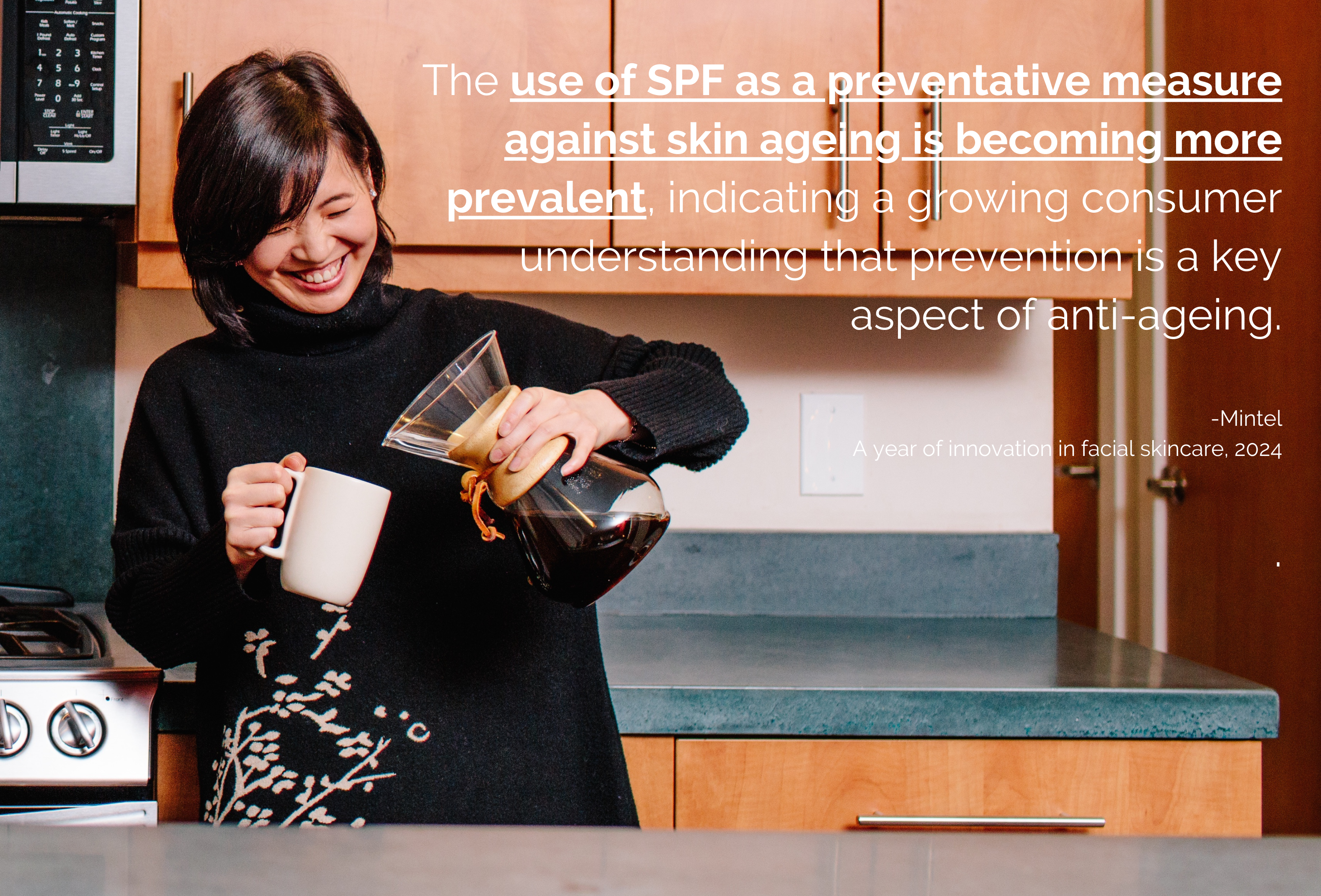 Woman standing outside in the city